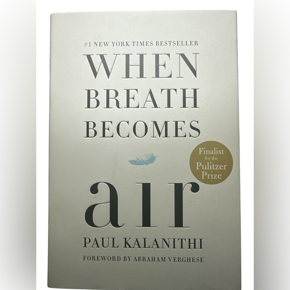 Hardcover book When Breath Becomes Air by Paul Kalanithi
